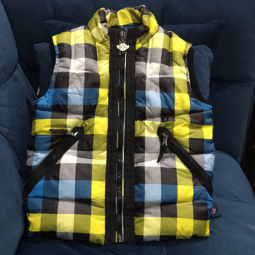 Appaman Kids Puffer Jacket - Yellow, Blue, Black, White
